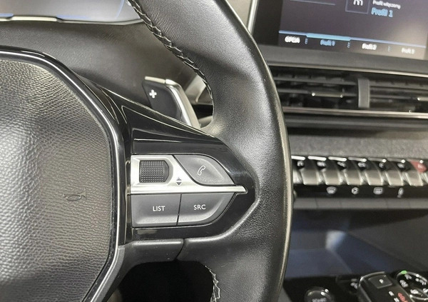 Peugeot 3008 cena 93000 przebieg: 116000, rok produkcji 2019 z Jasień małe 781
